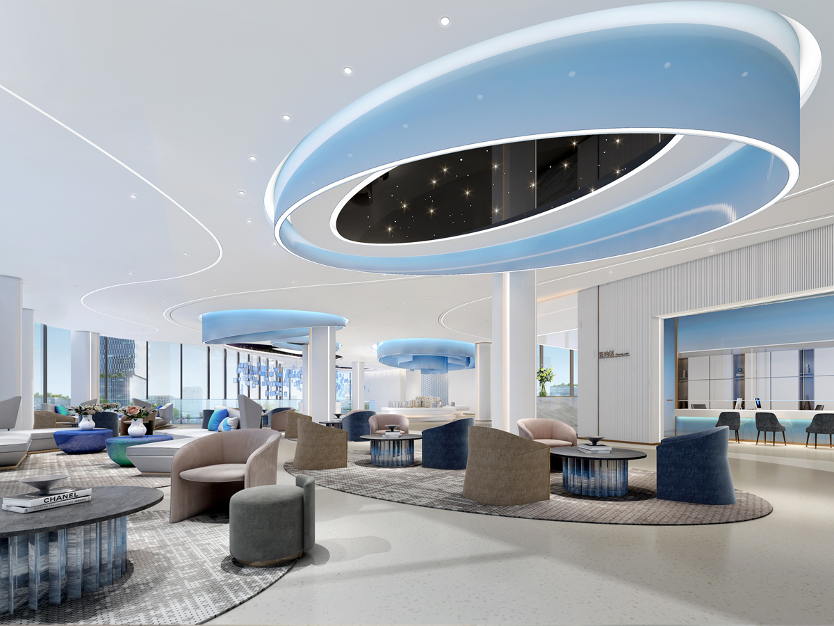 Sales center of wuyi new town