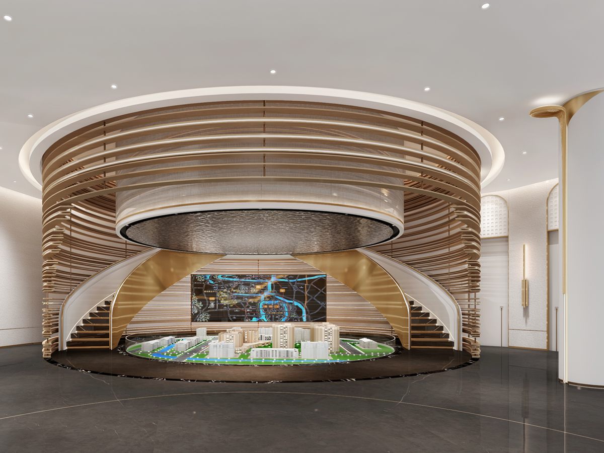 Sales center of central peninsula city